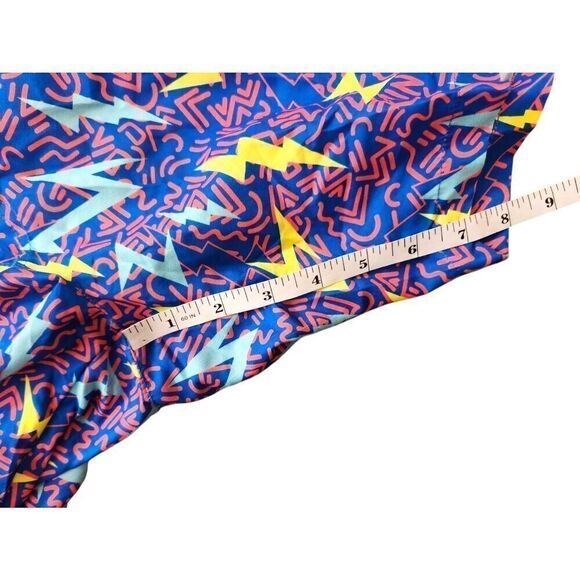 Tipsy Elves 90's print Size Large swim trunks Drawstring Stretch waist Pockets - Picture 4 of 10
